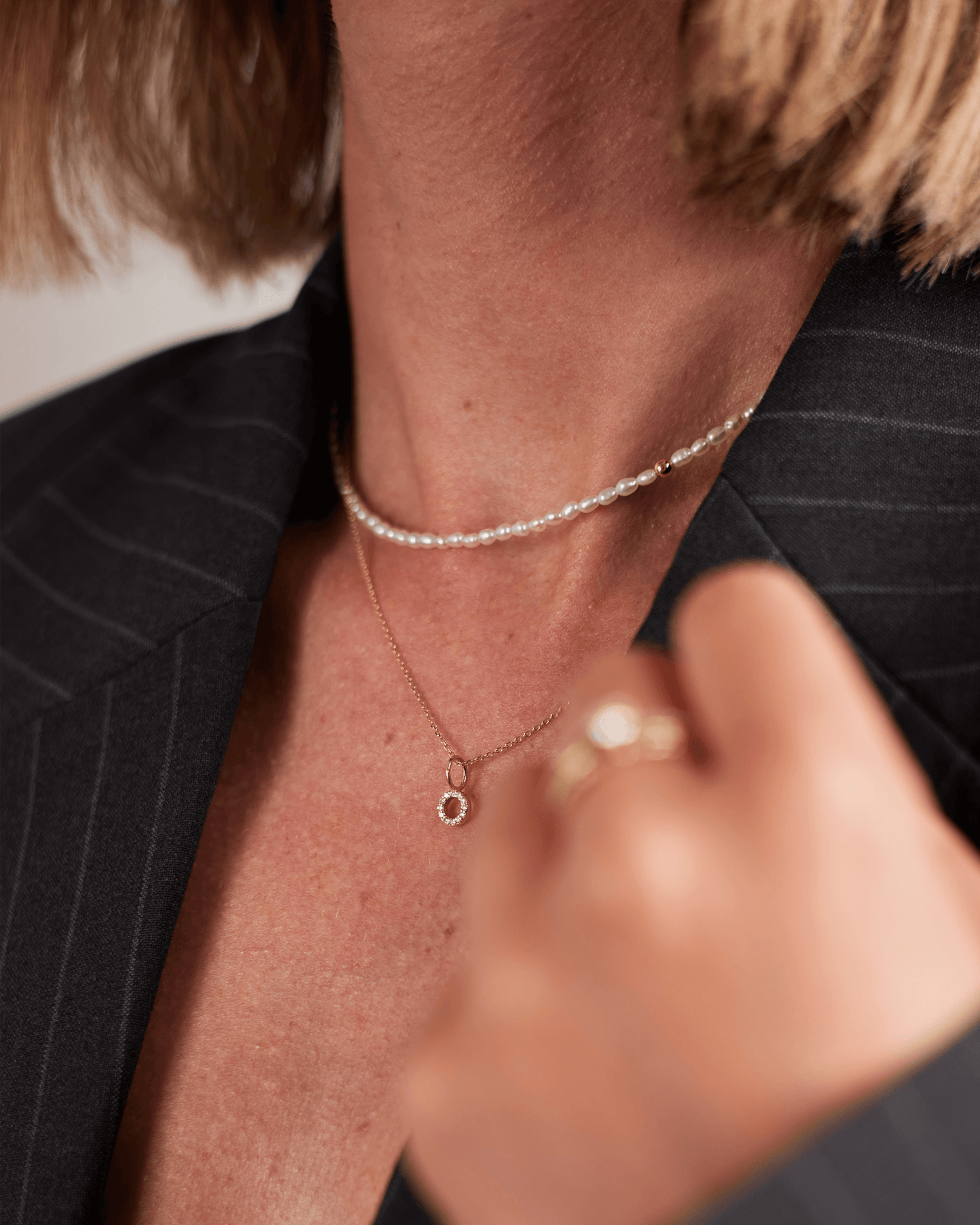 Diamond Circle Necklace