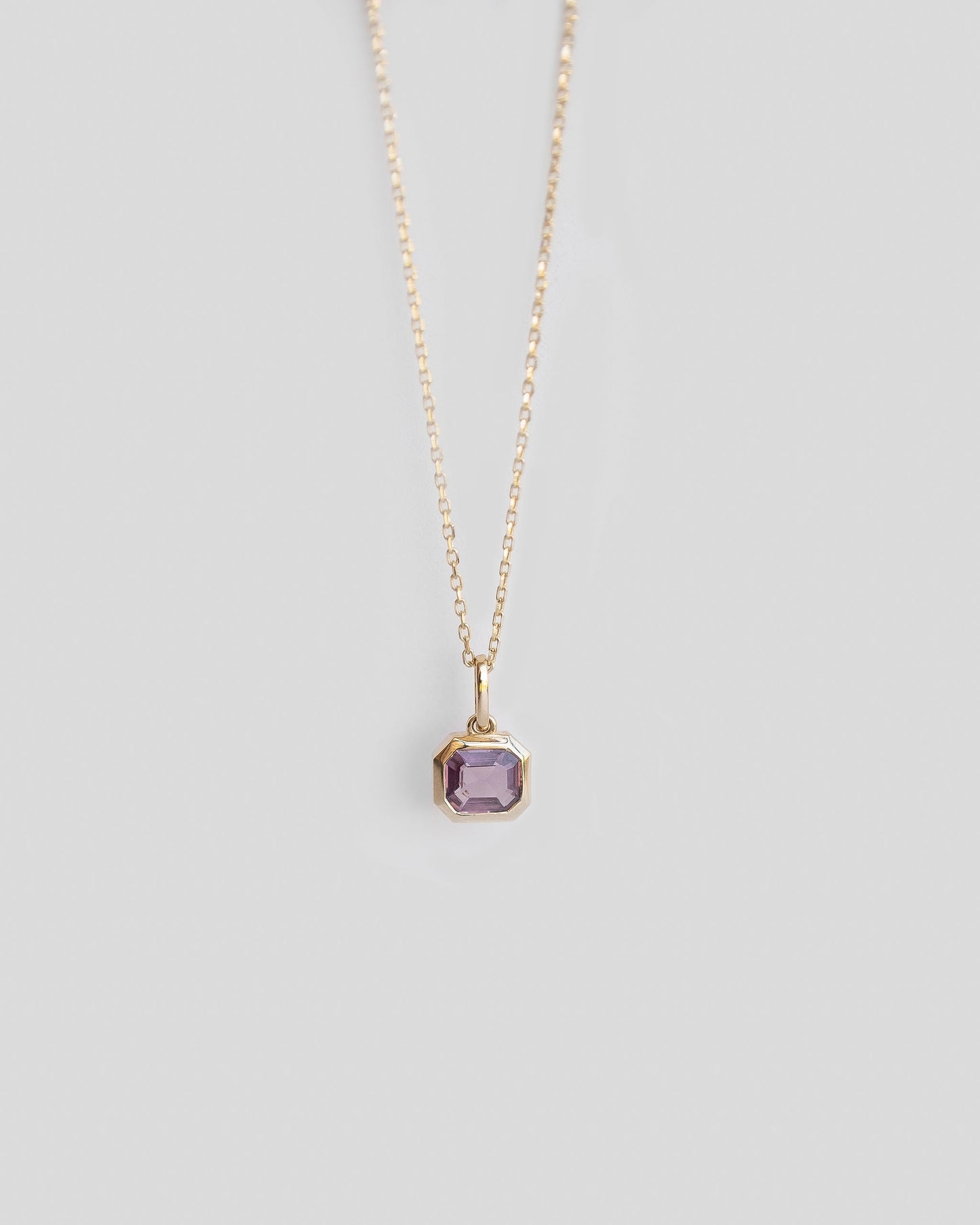 Purple Sapphire Necklace