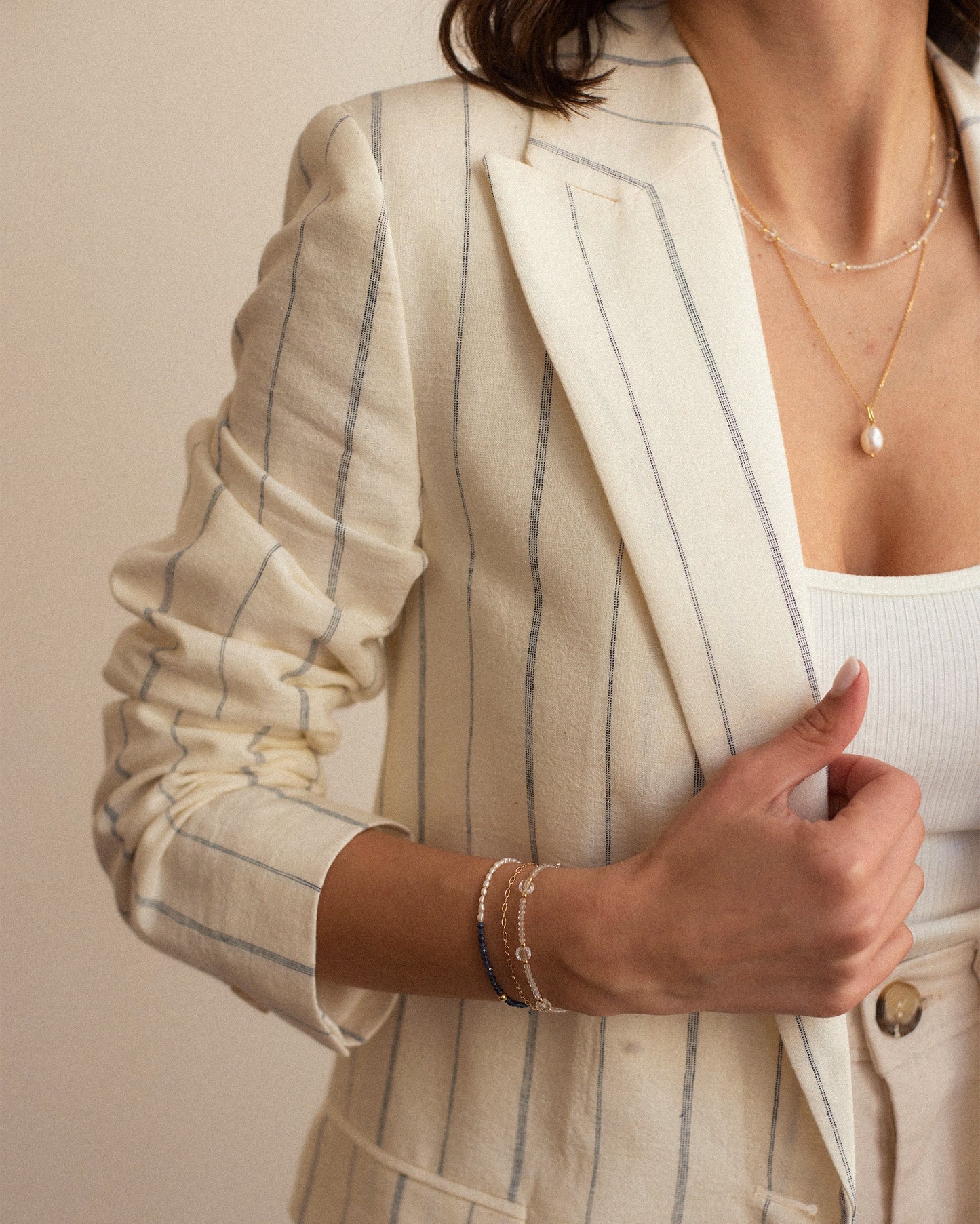 Pearl & Sapphire Bracelet