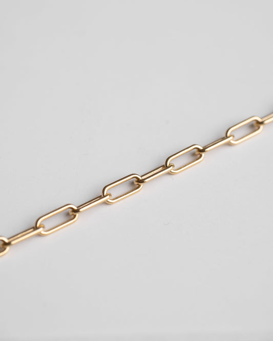 gold plated delicate chain bracelet