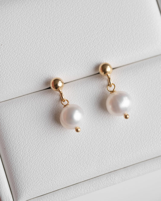 Pearl Drop Studs