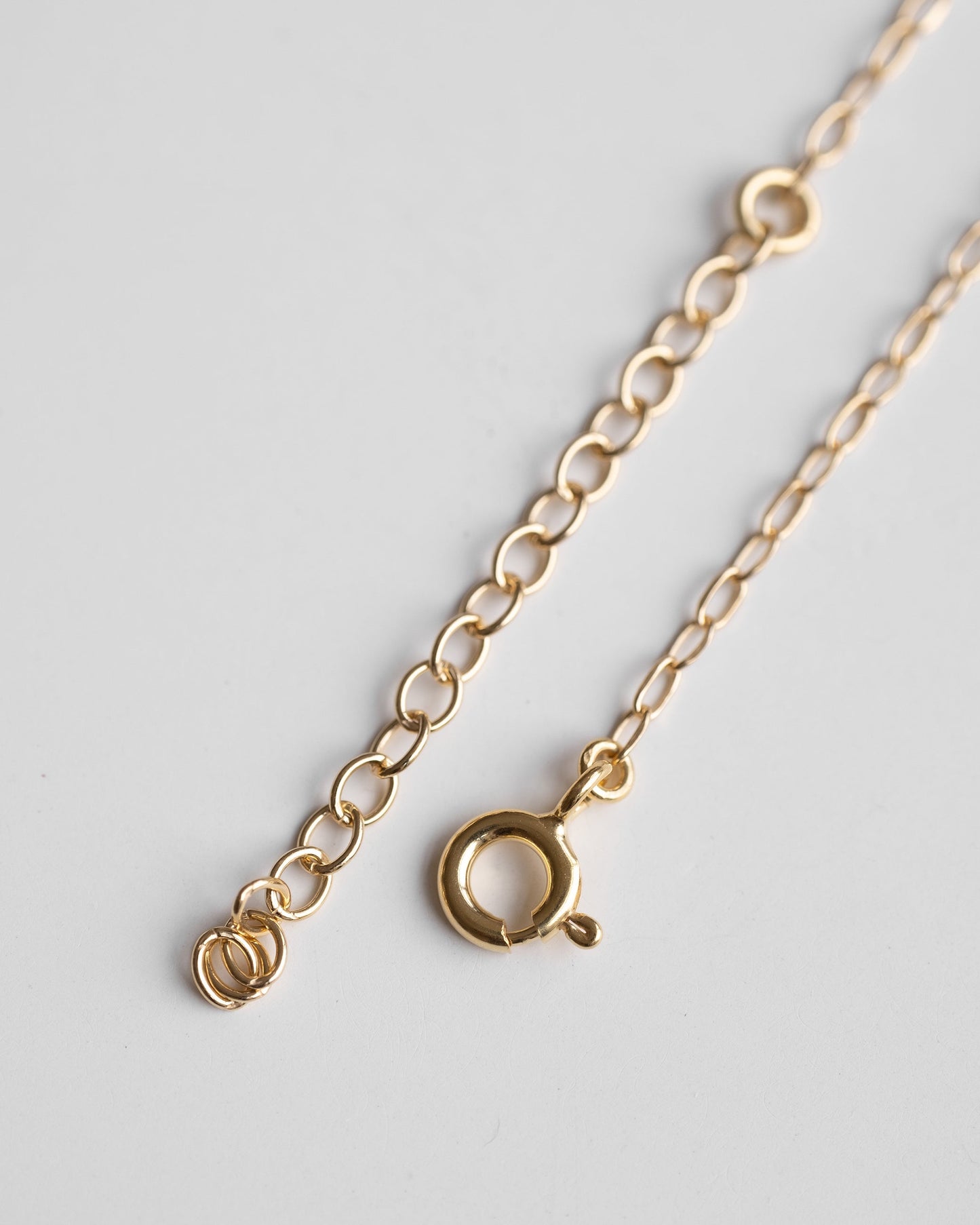 Tiny Paperclip Chain Necklace