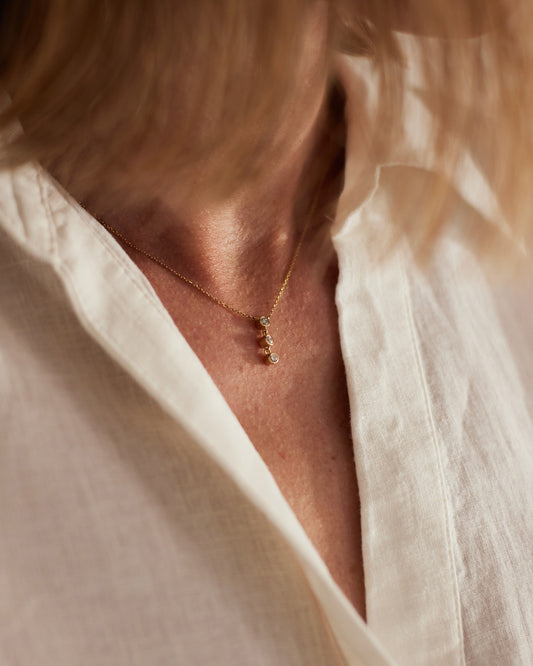 Diamond Drop Necklace