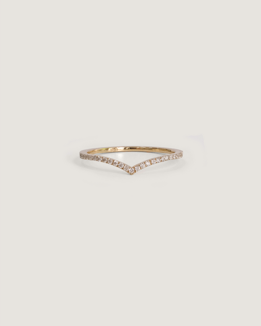 Wishbone Diamond Ring