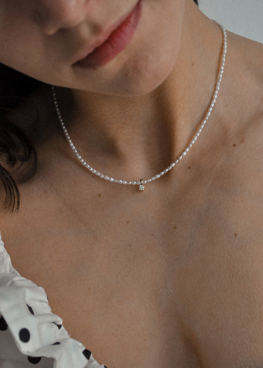 Delicate Diamond Necklace