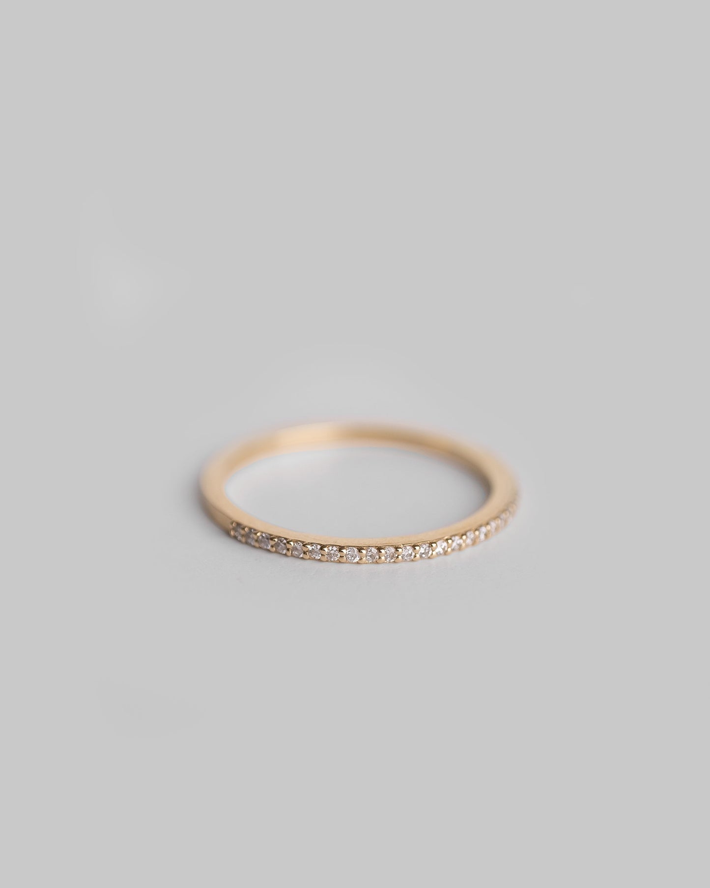 Tiny Diamond Pave Ring