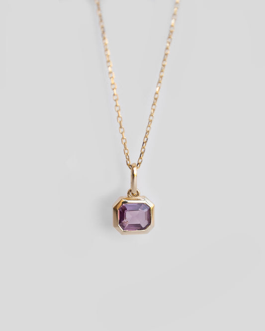 Purple Sapphire Necklace