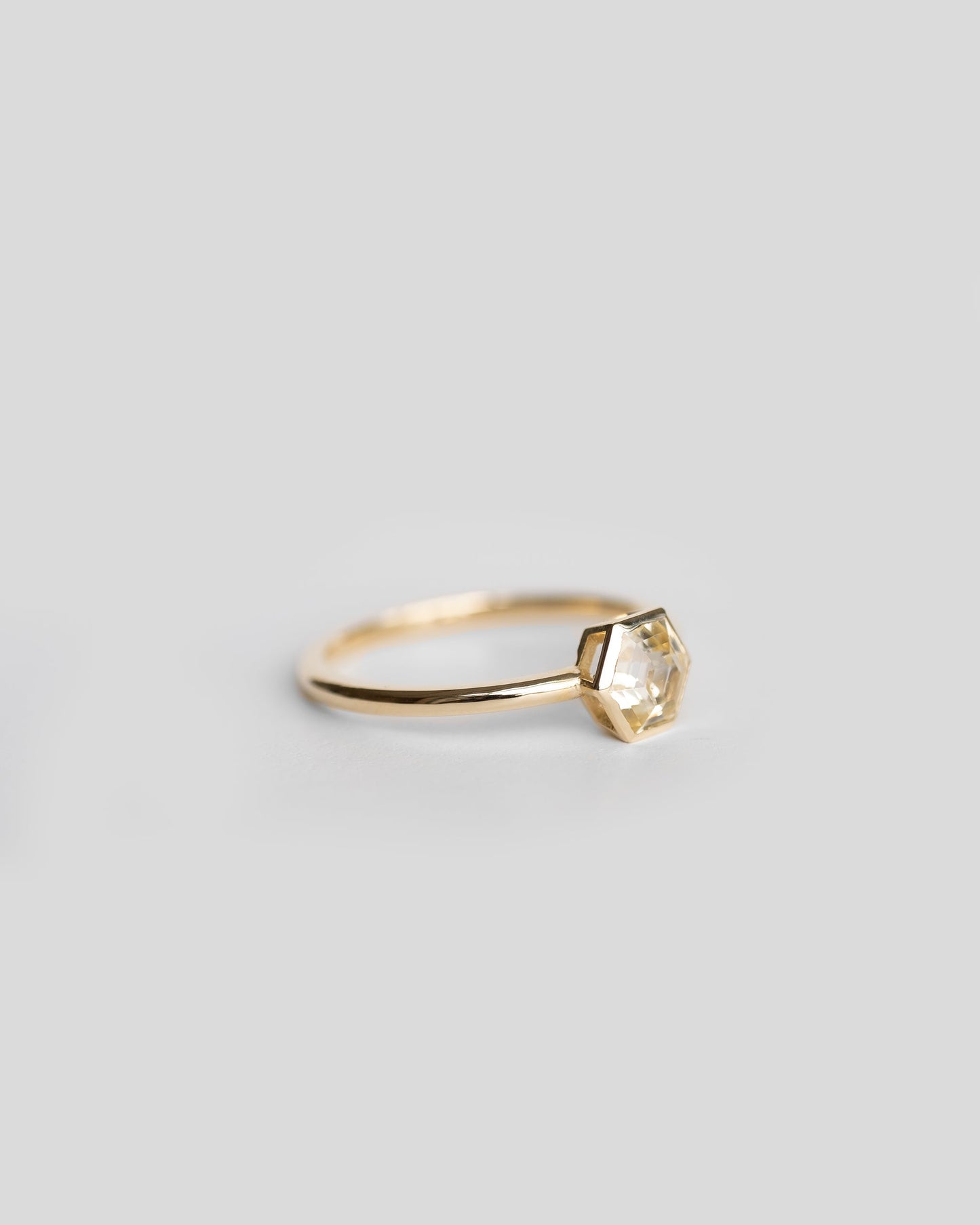 Yellow Sapphire Ring