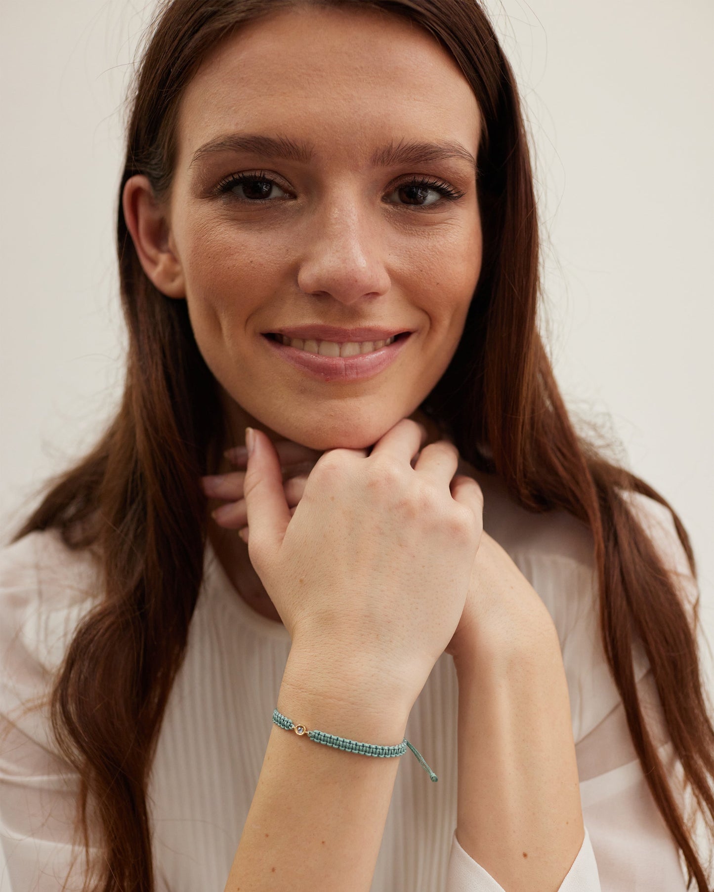 Aquamarine Friendship Bracelet