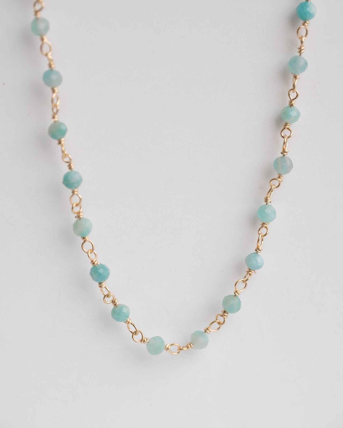 Amazonite Chain Necklace