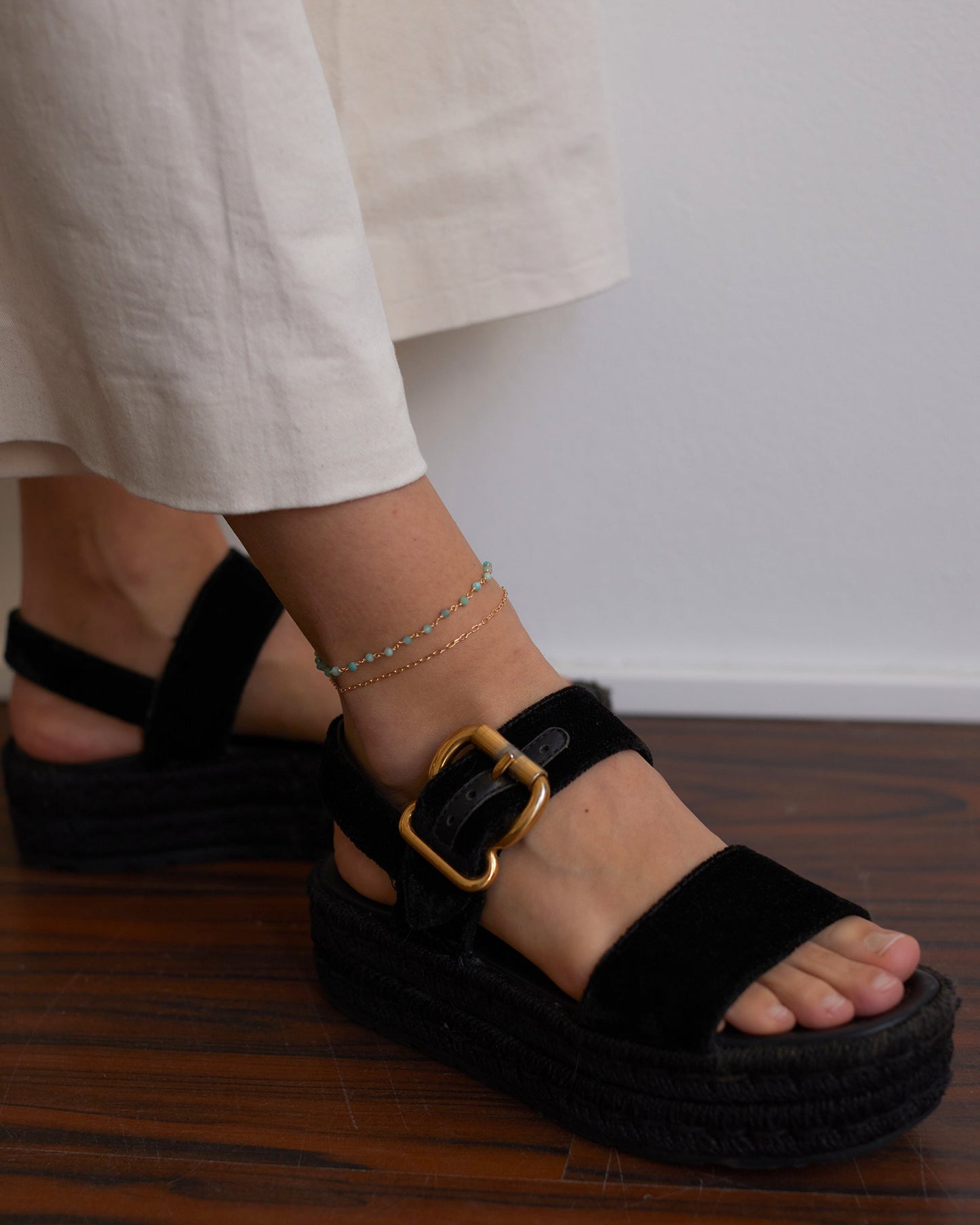 Amazonite Chain Anklet
