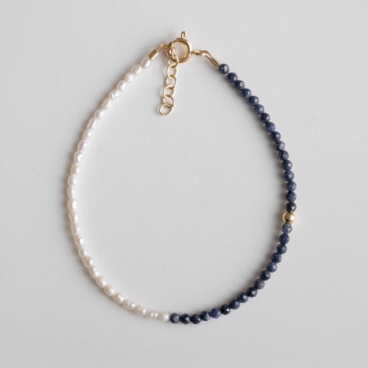 Pearl & Sapphire Bracelet