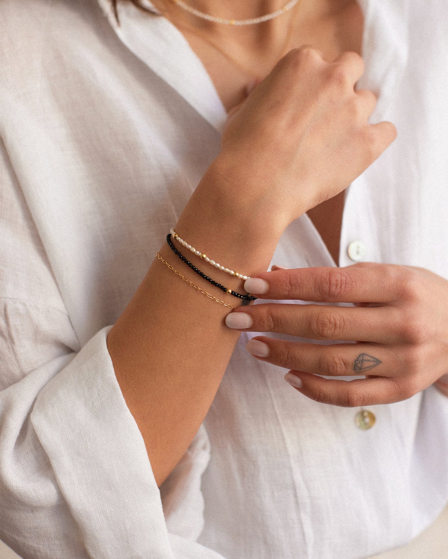 Tiny Pearl Bracelet