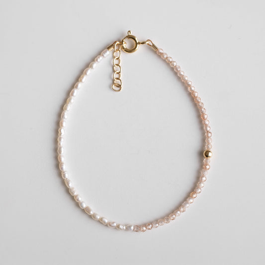 Pearl & Zirconia Bracelet