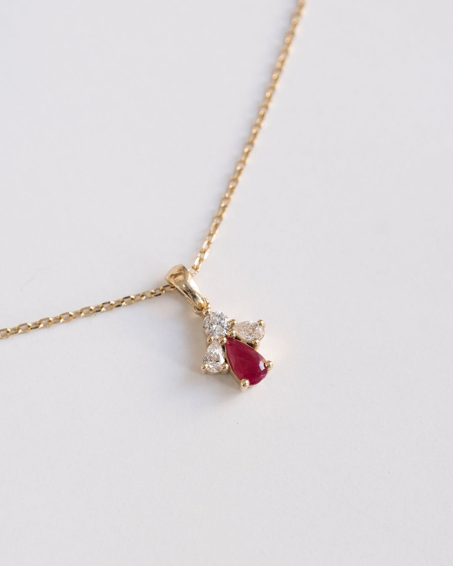 Ruby And Diamonds Necklace